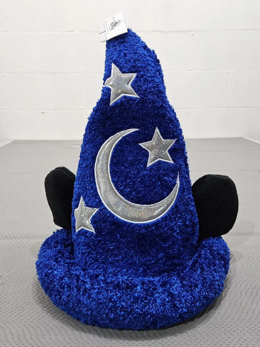 Disney Parks Sorcerer Mickey Mouse Ears Adult Hat Blue Stars Moon Costume Hat